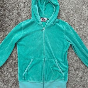 Vintage Turquoise Juicy Couture Terry Cloth Jacket!